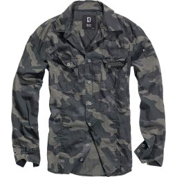Košile SLIM DARK CAMO vel. L