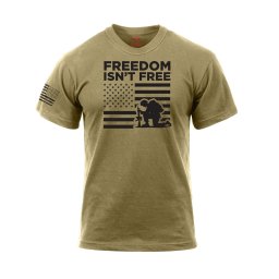 Triko FREEDOM ISN´T FREE krátký rukáv COYOTE vel. S