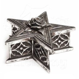 krabička (dekorace) ALCHEMY GOTHIC - Pentagram - V59