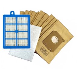 ELE10P10HF HEPA filtr a sáčky pro ELECTROLUX E200 typu sbag papírové 10ks