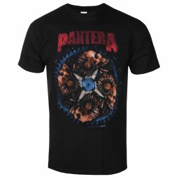 tričko pánské Pantera - Circle Skulls - Vintage Black - 12776900