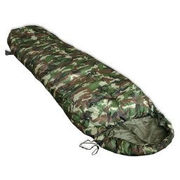 MIL-TEC spacák COMMANDO s obalem WOODLAND