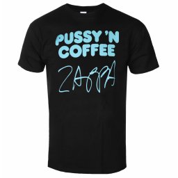 tričko pánské FRANK ZAPPA - PUSSY N COFFEE - BLACK - PLASTIC HEAD - PH11734