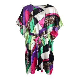 Lonie šaty na pláž kaftan SD-03 vícebarevná