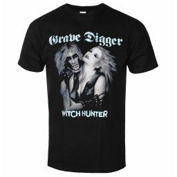tričko pánské GRAVE DIGGER - WITCH HUNTER - BLACK - PLASTIC HEAD - PH12014