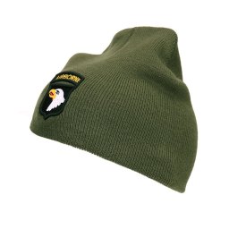 FOSTEX čepice 101st AIRBORNE pletená ZELENÁ