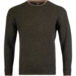 Svetr ASHCOMBE jehněčí vlna ZELENÝ vel. XL