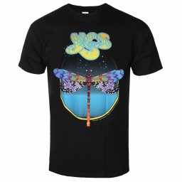tričko pánské YES - DRAGONFLY - BLACK - PLASTIC HEAD - PH12772