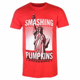 tričko pánské SMASHING PUMPKINS - ZEITGEIST STATUE - RED - PLASTIC HEAD - PHD12540