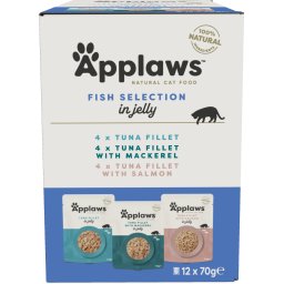 Applaws MULTIPACK rybí výběr v ŽELÉ - kapsička 12x70 g
