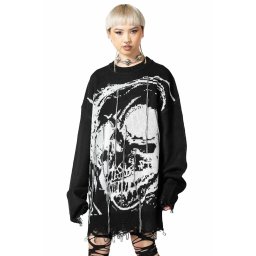 svetr unisex KILLSTAR - Ruined Relic - Black - KSRA007445