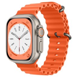 Oceánský řemínek pro Apple Watch Series 6/5/4 a SE (40mm) - Oranžový