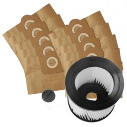 Filtr omývatelný pro KÄRCHER A 2200 až 2999 a sáčky papírové (70x21cm) 1+10ks