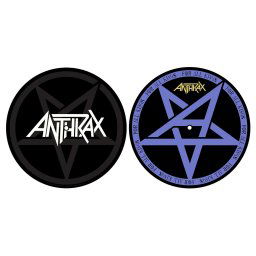 podložka na gramofon (set 2ks) ANTHRAX - PENTATHRAX / FOR ALL KINGS - RAZAMATAZ - SM055