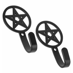 dekorace (háčky) KILLSTAR - Pentagram - Black - KSRA007167
