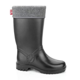 Holínky / gumáky zateplené dámské HORSE ČERNÉ vel. EU 36