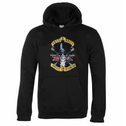 mikina pánská Guns N' Roses - TOPHAT SKULL - CHARCOAL - AMPLIFIED - ZAV810H32