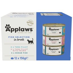 Applaws Fish Selection VELKÝ rybí MULTIPACK - 12x156 g