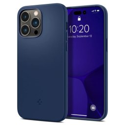 Pouzdro Spigen Silicone Fit MagFit iPhone 14 Pro Max - Modré
