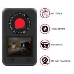 Mini detektor skrytých kamer Pro s IR LED 940nm + 2,2" displejem