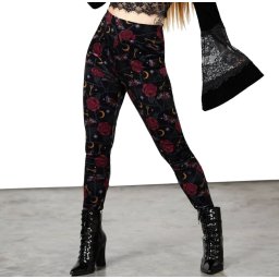 kalhoty dámské (legíny) KILLSTAR - Ora - Black - KSRA007111