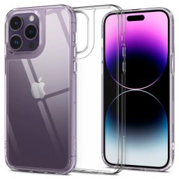 Pouzdro Spigen Quartz Hybrid Apple iPhone 14 Pro - Crystal Clear