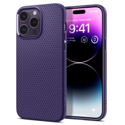 Pouzdro Spigen Liquid Air iPhone 14 Pro Max - Fialové