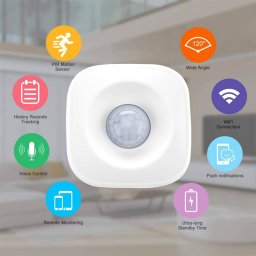 Pohybový PIR senzor 120° s Wifi - Senzor pohybu pro detekci pohybu do 5m