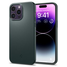 Pouzdro Spigen Thin Fit Apple iPhone 14 Pro - Abyss Green