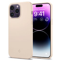 Pouzdro Spigen Thin Fit Apple iPhone 14 Pro - Sand Beige