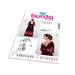 Střih Burda 7171 - Renesanční šaty