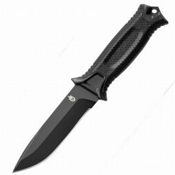 GERBER nůž STRONGARM hladké ostří, s pouzdrem ČERNÝ