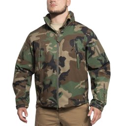 Bunda CONCEALED CARRY softshell WOODLAND vel. L