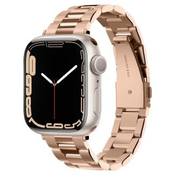 Řemínek Spigen Modern Fit Metal Band Apple Watch Series 6/5/4 a SE (40mm) - Růžově zlatý