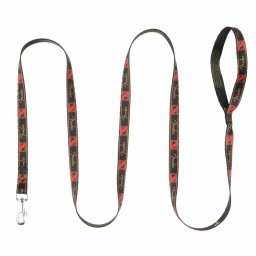 vodítko pro psa PERRIS LEATHERS - Fender - Black Red Yellow - F01_Leash