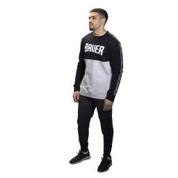 Hokejová mikina Bauer Overbranded Crew SR (1060352)