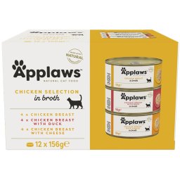 Applaws Chicken Selection VELKÝ kuřecí MULTIPACK - 12x156 g