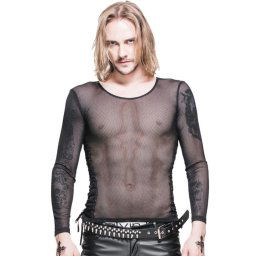 tričko unisex s dlouhým rukávem DEVIL FASHION - TT035