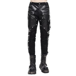 kalhoty pánské DEVIL FASHION - London Punk Slim-Fit Punk - PT115