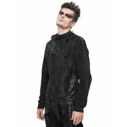 svetr pánský DEVIL FASHION - Vest Punk Distressed - SR010