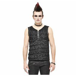 tílko pánské DEVIL FASHION - Indestructable Punk Tank Top With Chains - TT163