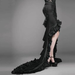 sukně dámská DEVIL FASHION - Bloodhail Gothic Waterfall - ESKT010