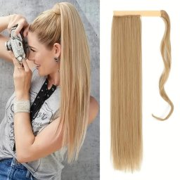 Girlshow Culík, cop rovný s omotávkou 57 cm - M27/613 (mix karamelová/beach blond)