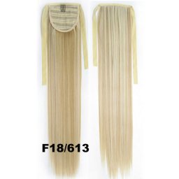 Girlshow Culík, cop rovný na zavazování 57 cm - F18/613 (melír středně plavé v beach blond)