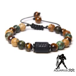 Gaira® Náramek Zodiac 30172, Znamení zvěrokruhu Vodnář