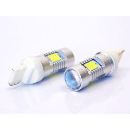 Interlook LED auto žárovka LED T20 21 SMD 2835 s čočkou W21W WY21W 12V IL111