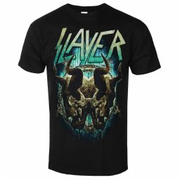 tričko pánské Slayer - Daemonic Twin BL - ROCK OFF - SLAYTEE76MB