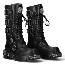 Boty New rock - Girdle Boots (474-S1) Black