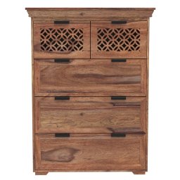 indickynabytek.cz - Komoda Mira 90x120x45 z indického masivu palisandr / sheesham