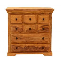 indickynabytek.cz - Komoda 90x90x45 Jali z indického masivu palisandr / sheesham